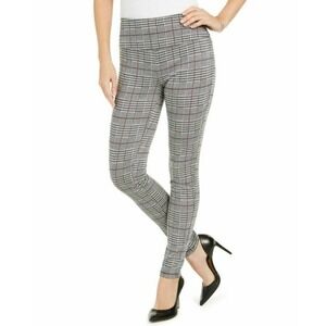 L399 Inc Black Glen Plaid Leggings with Control Waistband - 3XL